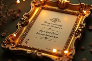 17 Sprüche zur Goldenen Hochzeit